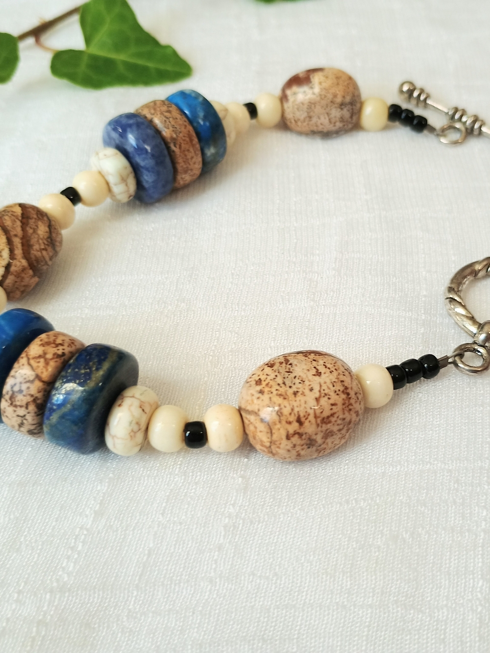 🤎 FESTIVAL FASHION 🤎 Y2K Artisan Chunky Earthy Gemstone Bracelet, Southwestern